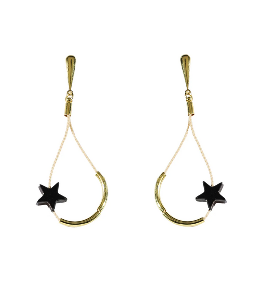 Aros Estrella Hematita