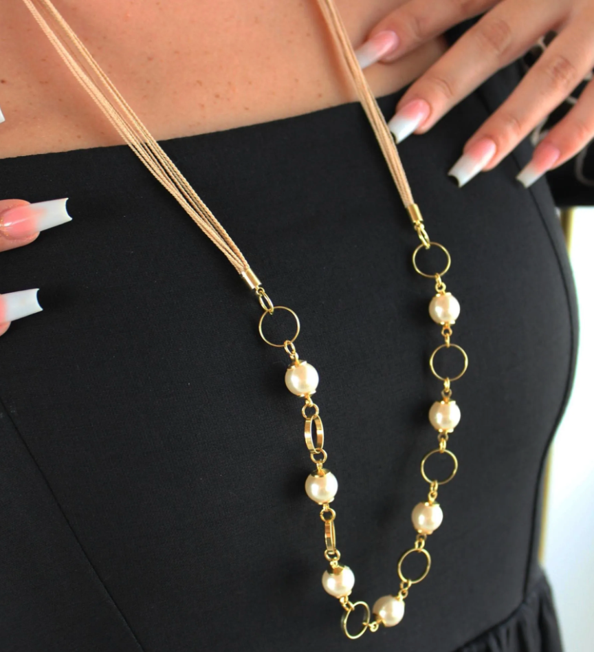 Collar Perlado Largo