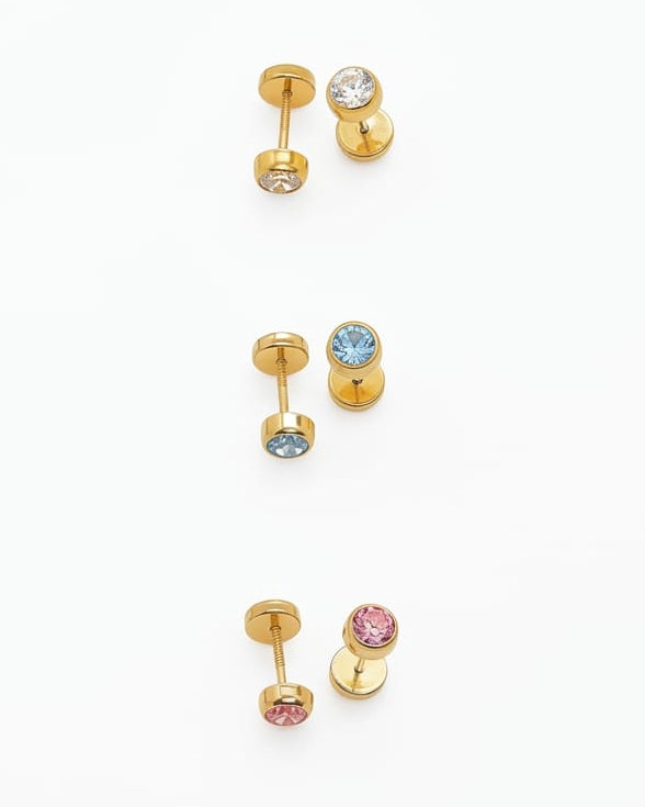 Aros Abridores 18K Zircón