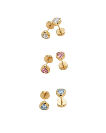 Aros Abridores 18K Zircón