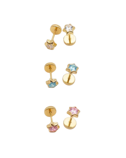Aros Abridores 18K Zircón