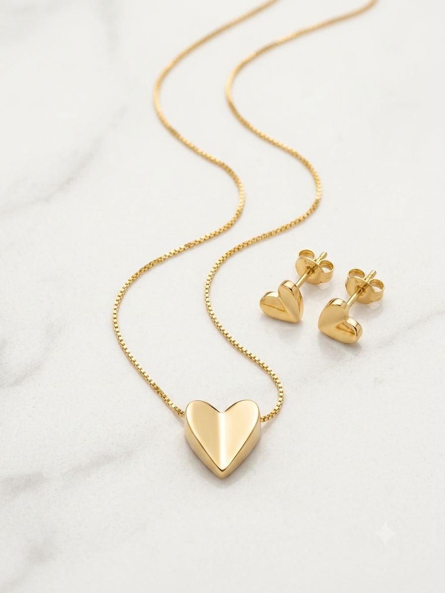 Conjunto corazón 3D