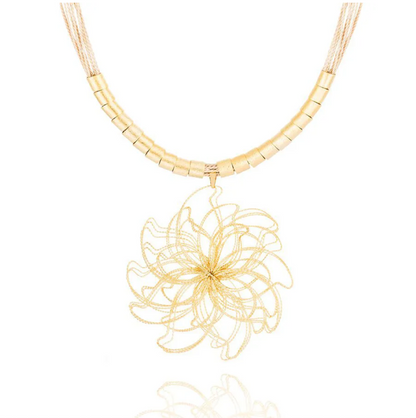 Collar Corto Rosa