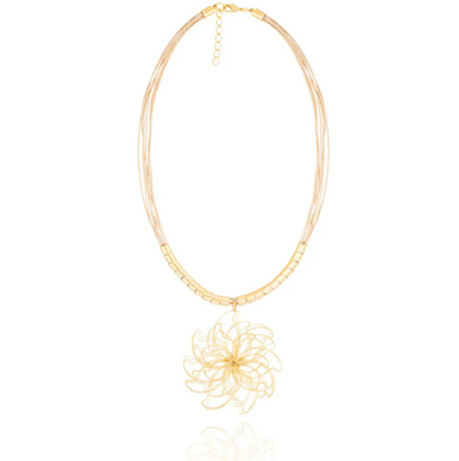 Collar Corto Rosa